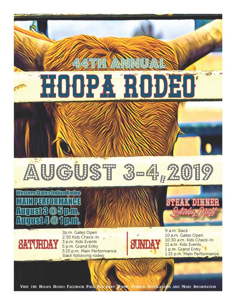 44th Annual Hoopa Rodeo Flyer